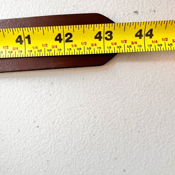 Fossil Mitchel Belt Brown Men’s Genuine Leather Size Medium - Picture 11 of 11